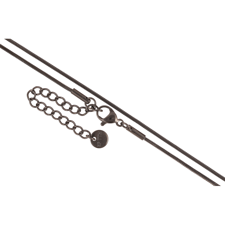 Ланцюжок Xuping колір Black «Плетіння Ювелірний шнур 4-х гранний» довжина 42-47см х 1мм фото №16