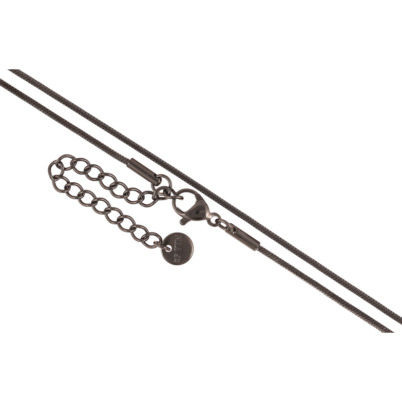 Ланцюжок Xuping колір Black «Плетіння Ювелірний шнур 4-х гранний» довжина 42-47см х 1мм фото №5