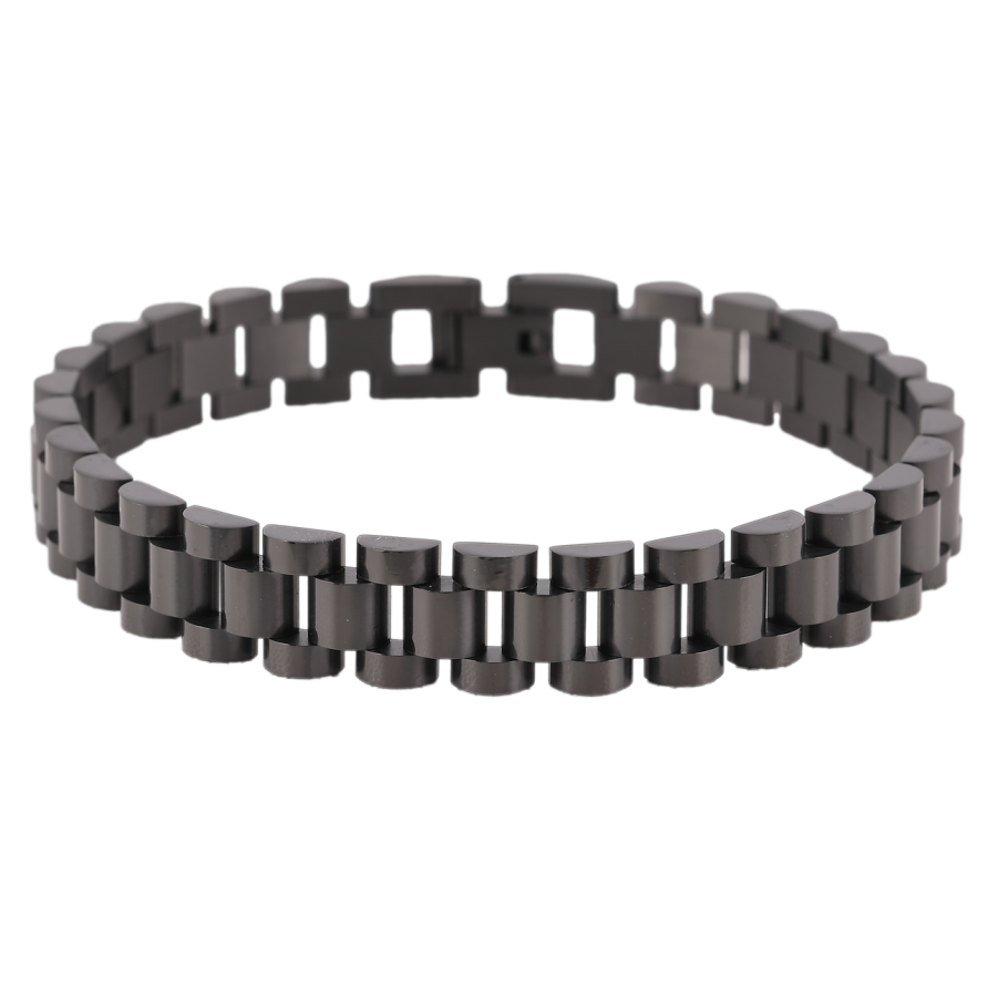 Браслет Xuping колір Black «Браслетне плетіння» розмір 21см х 10мм фото №1