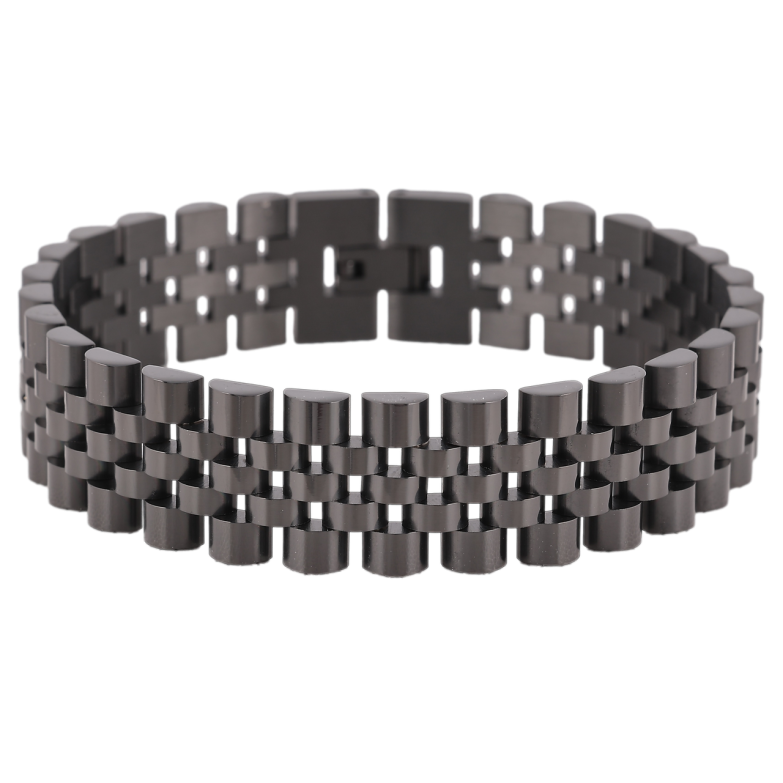 Браслет Xuping колір Black «Браслетне плетіння» розмір 22см х 16мм фото №1