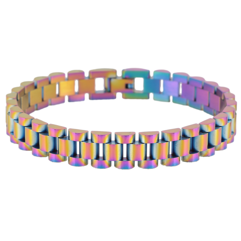 Браслет Xuping ТТМ Stainless Steel колір Хамелеон «Браслетне плетіння» розмір 21.5см х 10мм фото №3