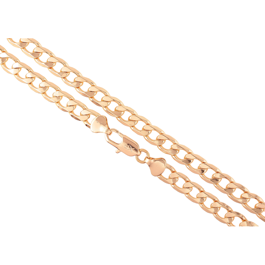 Ланцюжок Xuping M&L Колір 18К «Плетіння Панцирне» довжина 45см х 7мм фото №1 Ланцюжок Xuping M&L Колір 18К «Плетіння Панцирне» довжина 45см х 7мм фото №1