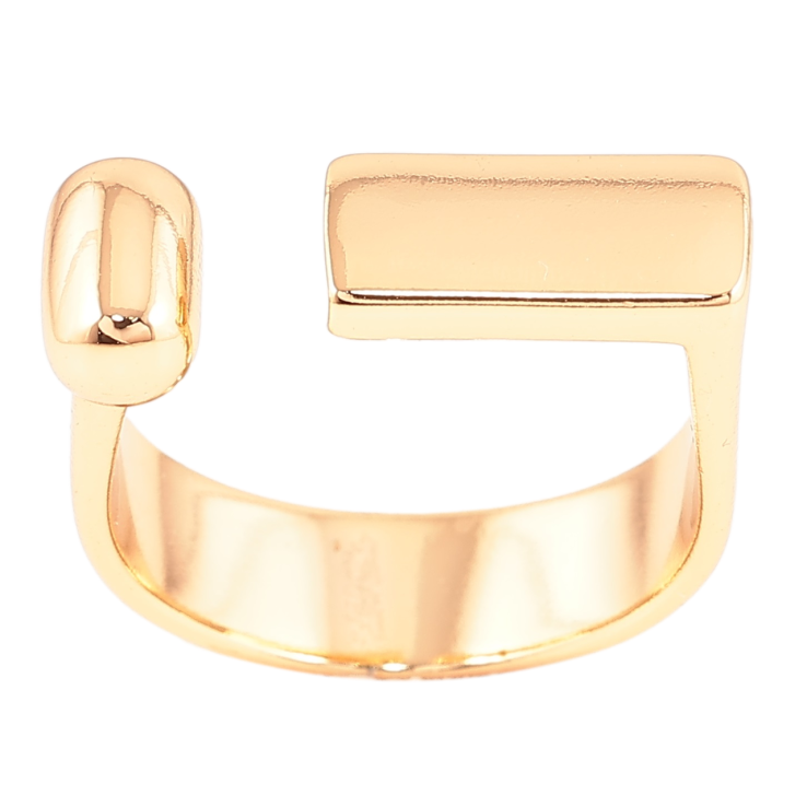 Кольцо Xuping Позолота 18K Разъемная шинка фото №17