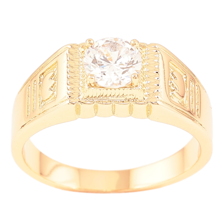 Перстень Xuping Позолота 18K Декоративний візерунок з фіанітом» фото №11 Перстень Xuping Позолота 18K Декоративний візерунок з фіанітом» фото №11