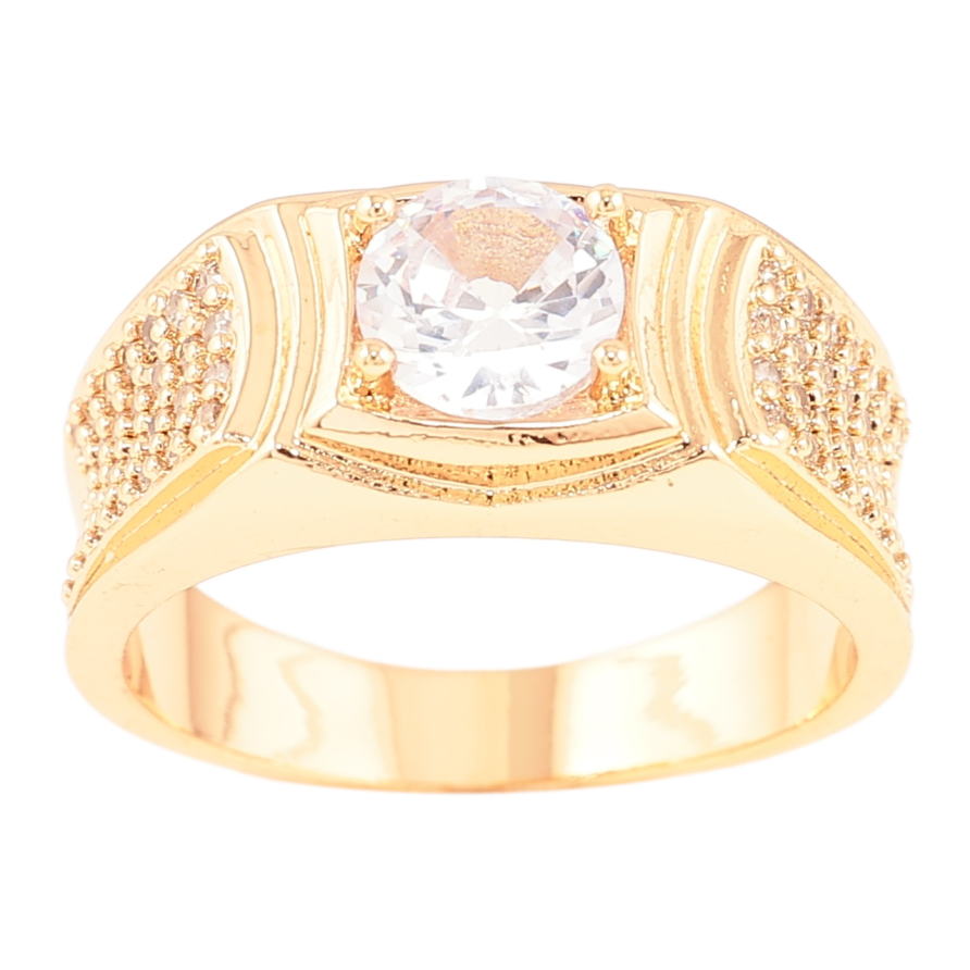 Перстень Xuping Позолота 18K Інкрустація цирконієм з фіанітом» фото №1 Перстень Xuping Позолота 18K Інкрустація цирконієм з фіанітом» фото №1