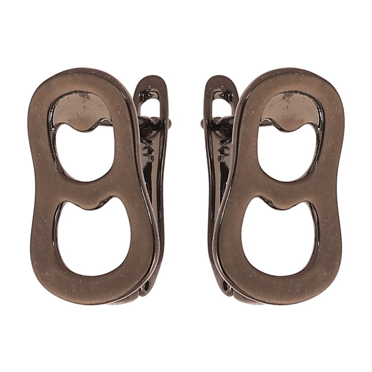 Сережки Xuping Позолота Black (чорне золото) англійський замок Ключ-відкривачка» фото №9