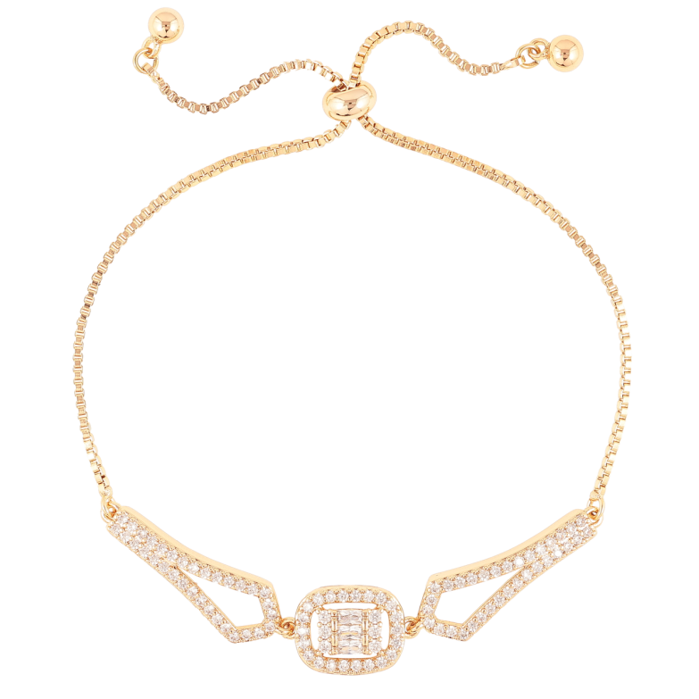 Браслет Xuping Позолота 18K Инкрустация цирконием на бегунке 10-22см х 1мм фото №5