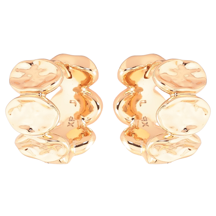 Серьги Xuping Позолота 18K колечки Декоративный узор фото №19