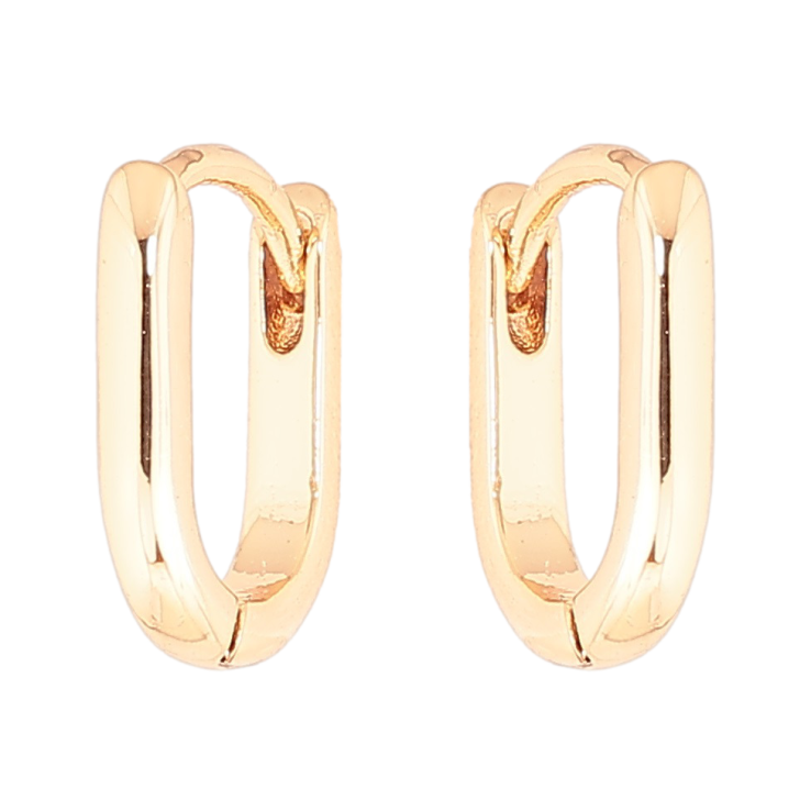 Серьги Xuping Позолота 18K колечки Классика фото №7