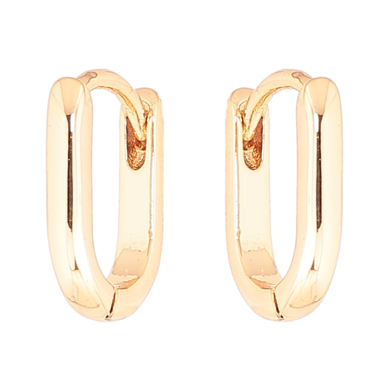 Серьги Xuping Позолота 18K колечки Классика фото №1 Серьги Xuping Позолота 18K колечки Классика фото №1