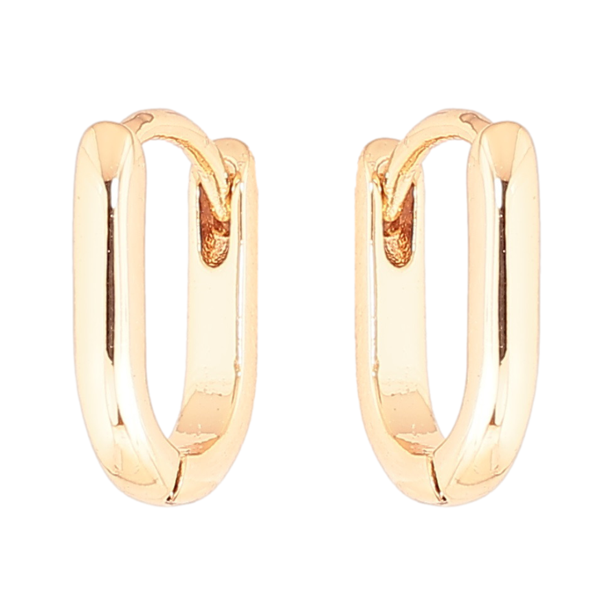 Серьги Xuping Позолота 18K колечки Классика фото №1