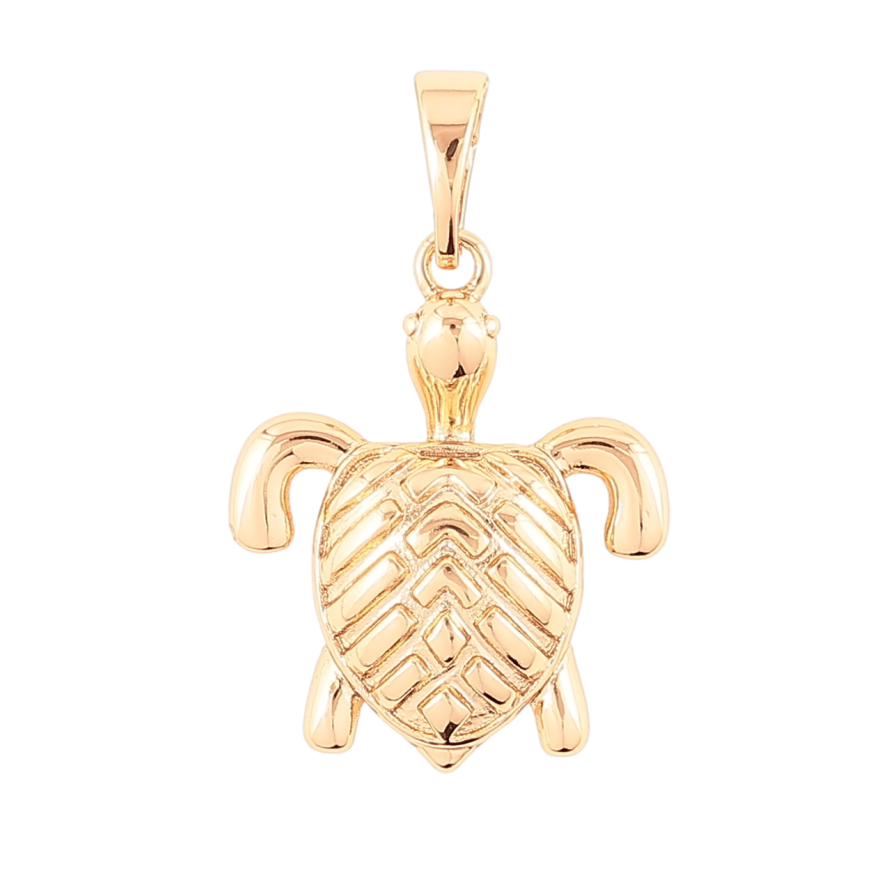 Кулон Xuping Позолота 18K «Черепашка» для ланцюжка до 5мм фото №1