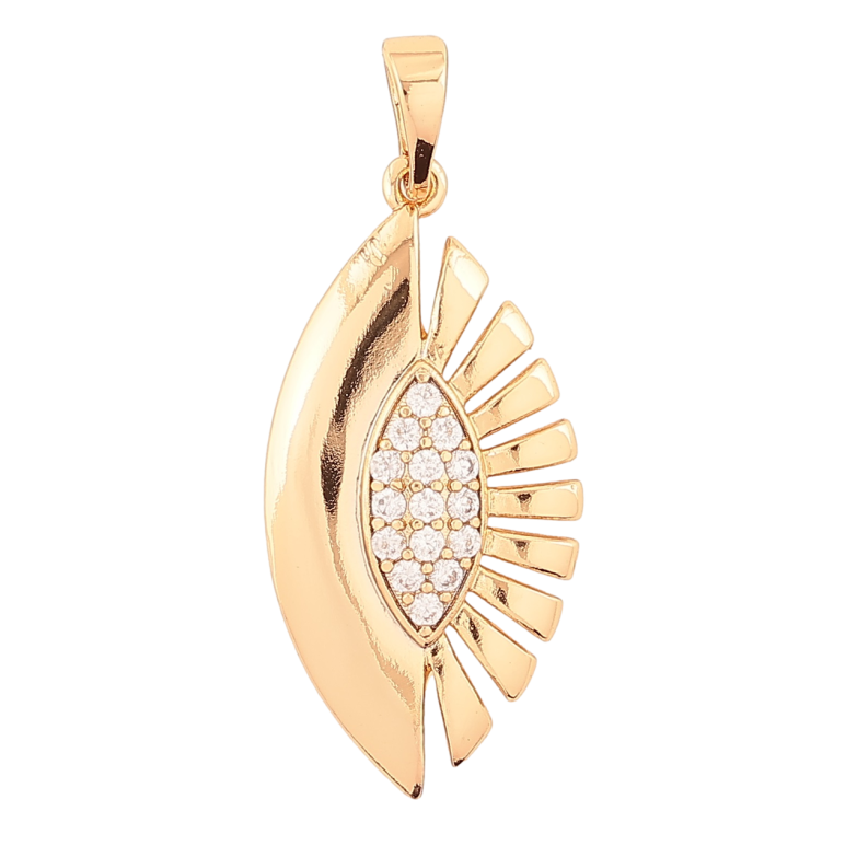 Кулон Xuping Позолота 18K Узор с инкрустацией цирконием для цепочки до 5мм фото №1