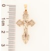 Кулон Xuping Позолота 18K Крест с Распятием для цепочки до 5мм фото №2