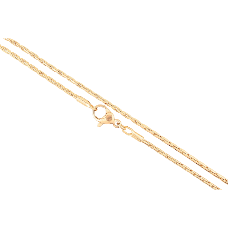 Цепочка Xuping Позолота 18K Плетение Фантазийное длинна 46см х 1.5мм фото №1