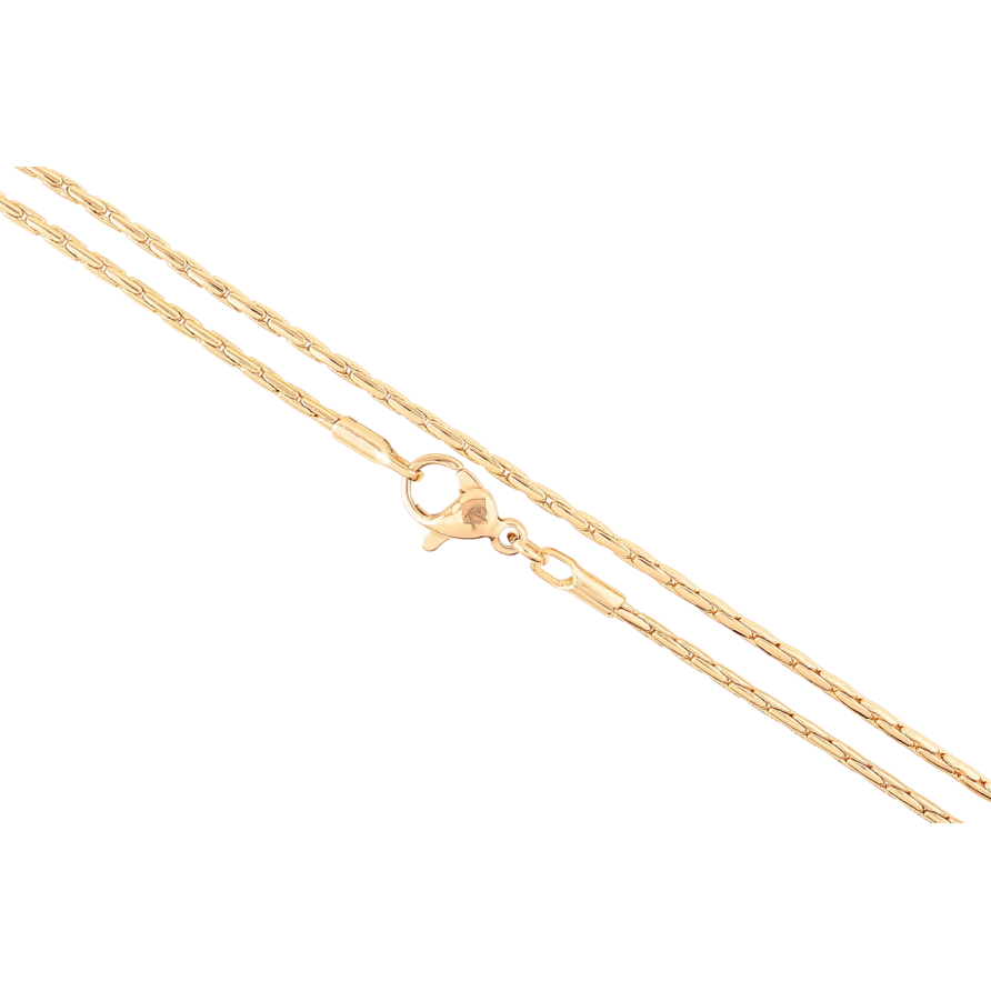 Цепочка Xuping Позолота 18K Плетение Фантазийное длинна 46см х 1.5мм фото №1