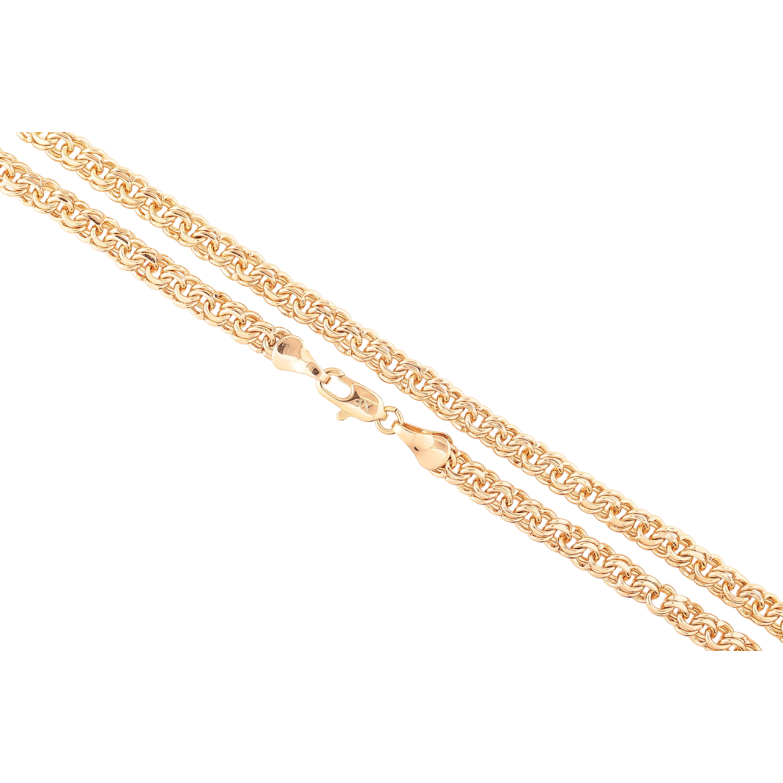 Ланцюжок Xuping Позолота 18K Плетіння Бісмарк» довжина 45см х 4мм фото №8