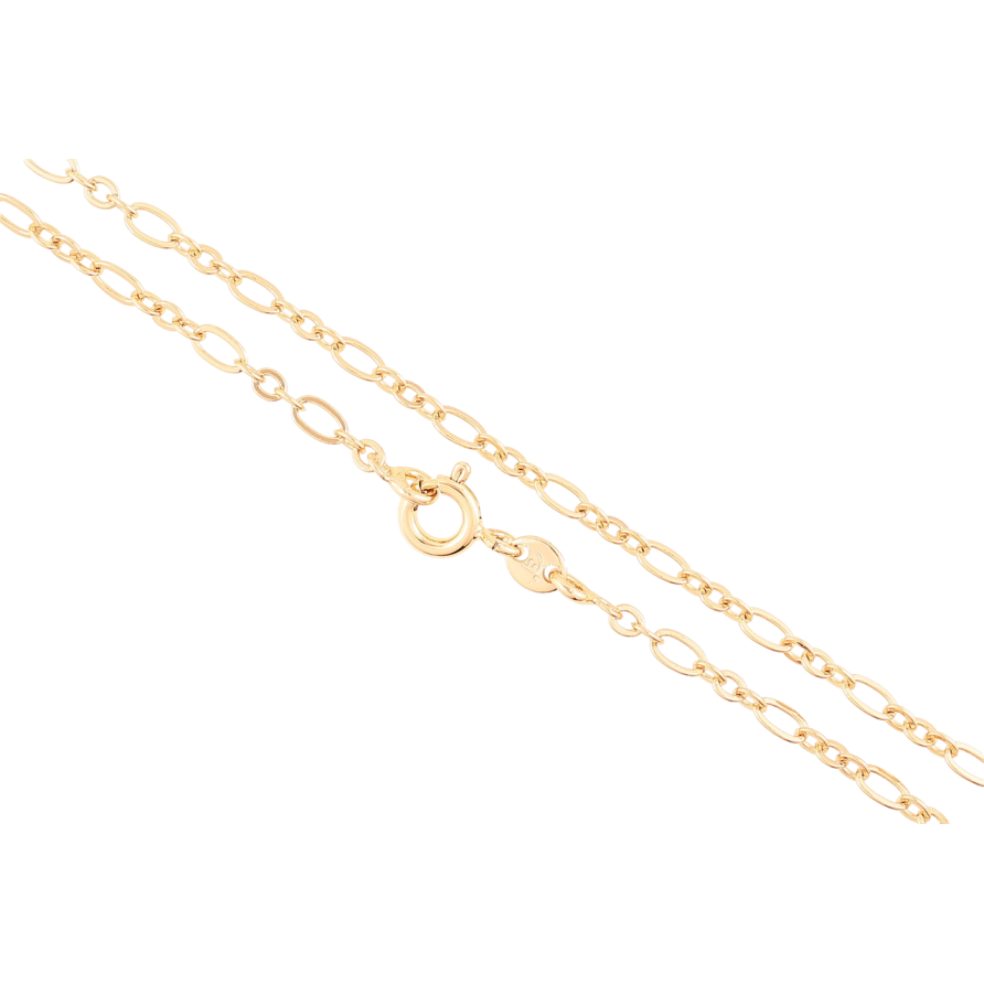 Цепочка Xuping Позолота 18K Плетение Якорное Фантазийное длинна 44см х 2.5мм фото №1