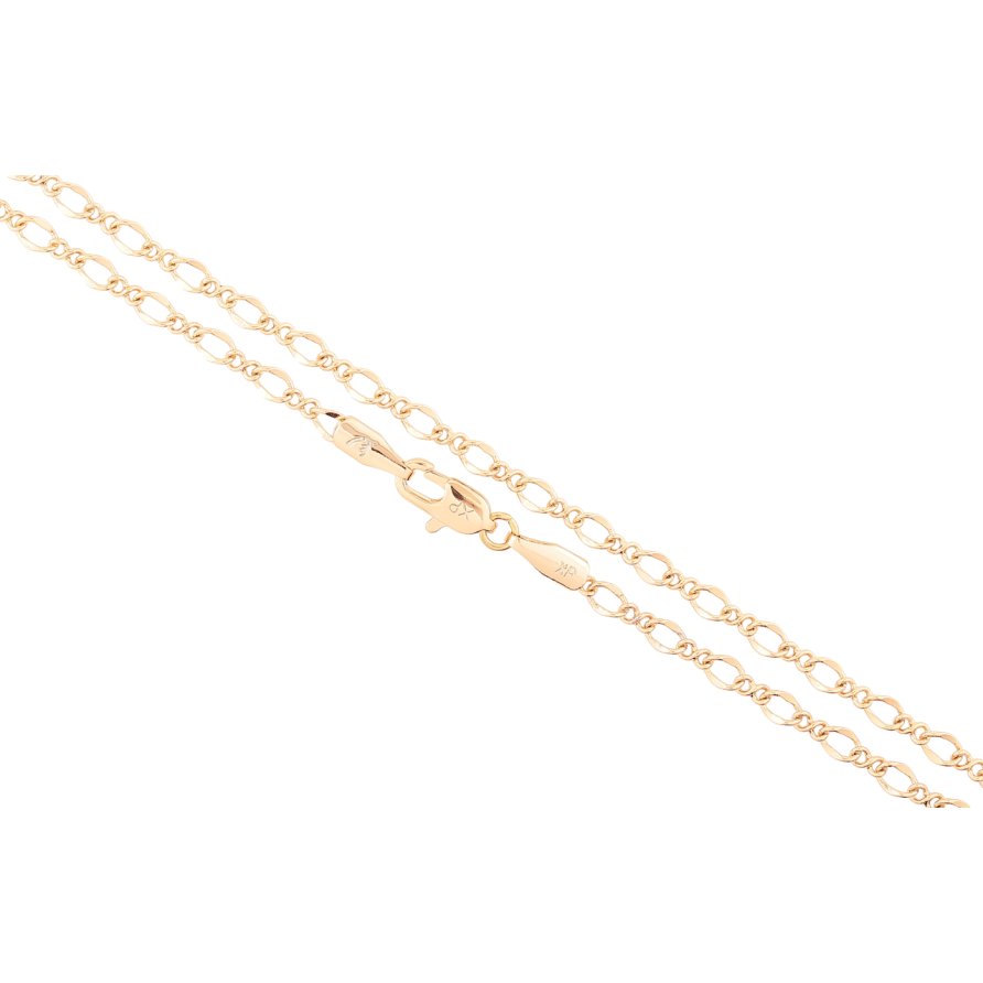 Цепочка Xuping Позолота 18K Плетение Фантазийное длинна 45см х 3мм фото №1