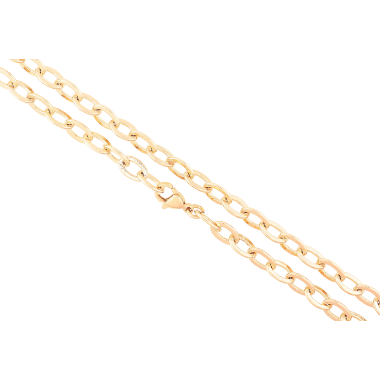 Цепочка Xuping Позолота 18K Плетение Якорное длинна 50см х 5мм фото №8