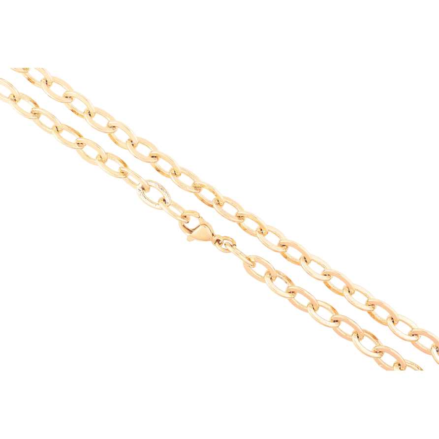 Цепочка Xuping Позолота 18K Плетение Якорное длинна 50см х 5мм фото №1