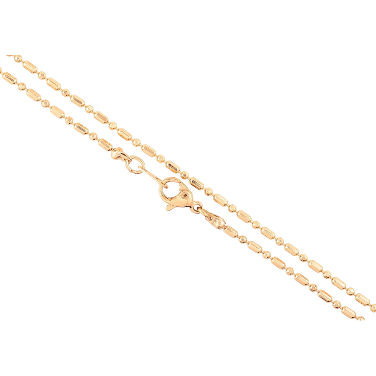 Цепочка Xuping Позолота 18K Плетение Перлина длинна 45см х 1.5мм фото №22