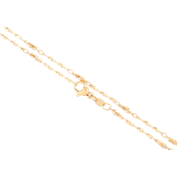 Цепочка Xuping Позолота 18K Плетение Фантазийное длинна 44см х 2мм фото №17