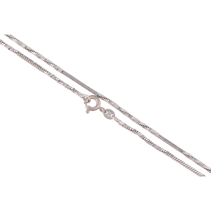 Ланцюжок Xuping Родій Плетіння Шнур 4-х гранний перекручений» довжина 45см х 1.5мм фото №4 Ланцюжок Xuping Родій Плетіння Шнур 4-х гранний перекручений» довжина 45см х 1.5мм фото №4