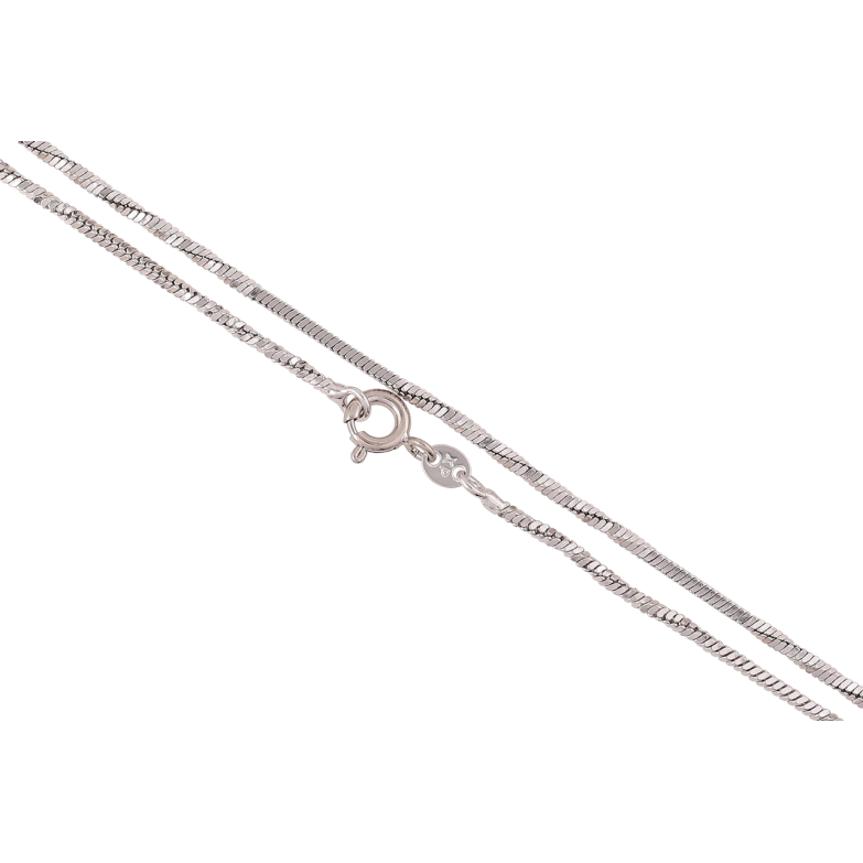 Ланцюжок Xuping Родій Плетіння Шнур 4-х гранний перекручений» довжина 45см х 1.5мм фото №8