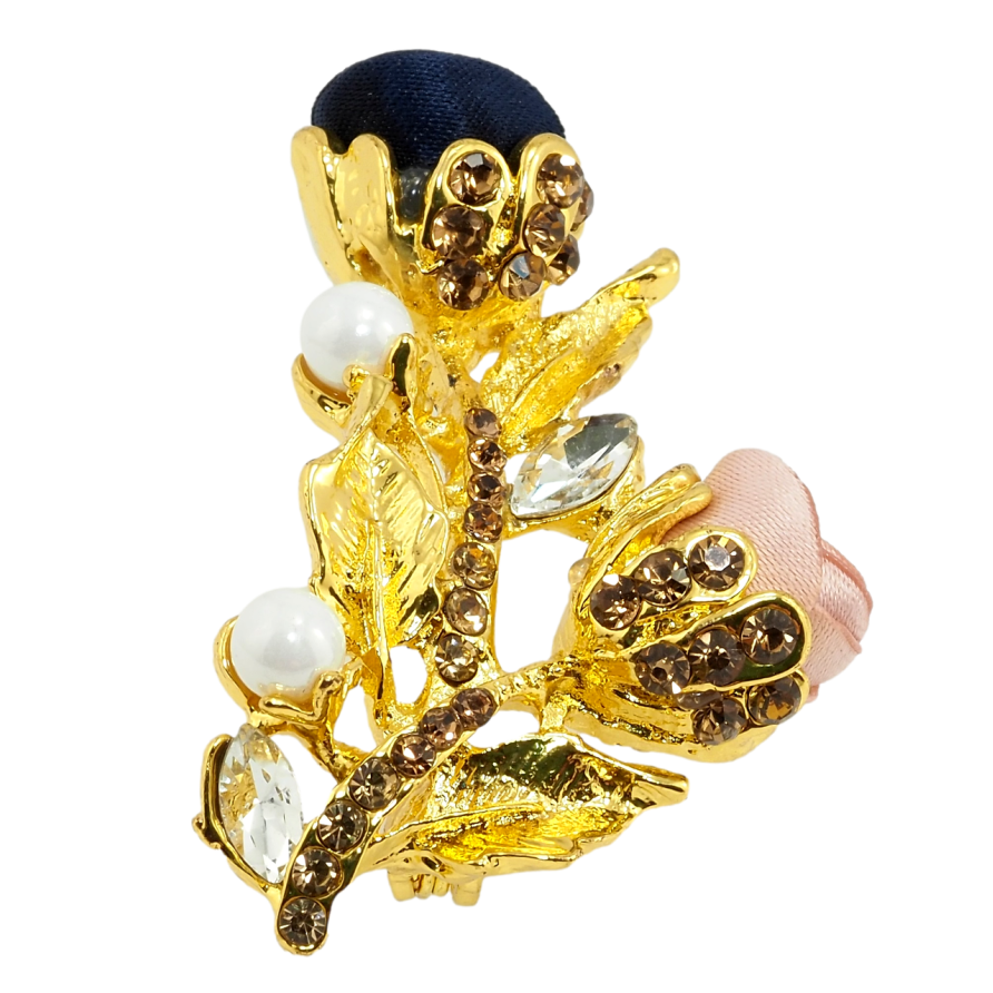 Брошка Квіткова гілочка фото №1