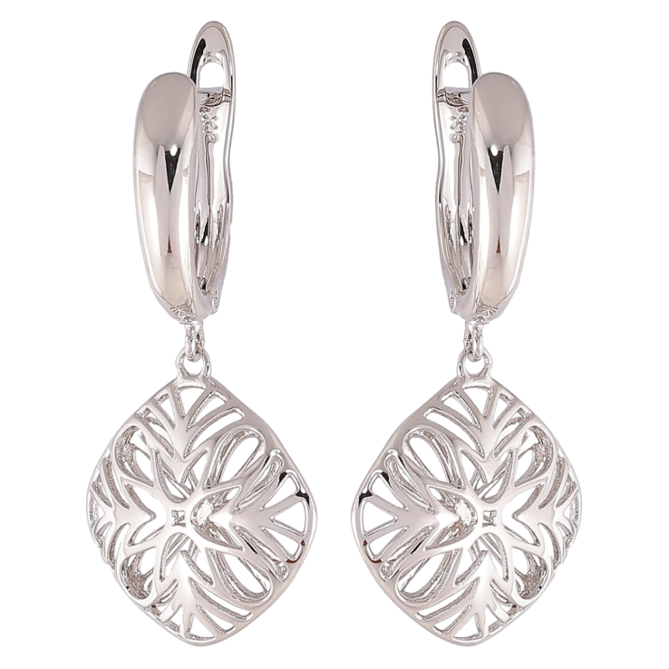 Серьги Xuping Родий английский замок Інкрустація цирконієм» фото №24