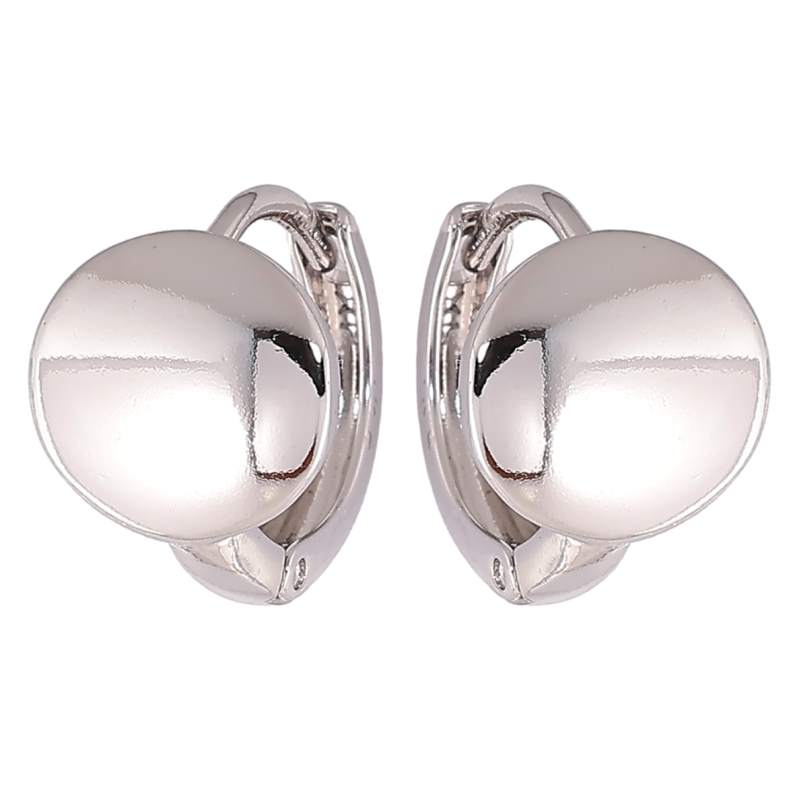 Сережки Xuping Родій колечка «Дзеркальні кола» фото №1