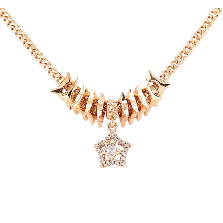 Підвіска на ланцюжку Xuping Позолота 18K «Зірки» довжина 42-47см х 3мм довжина 42-47см х 3мм фото №12