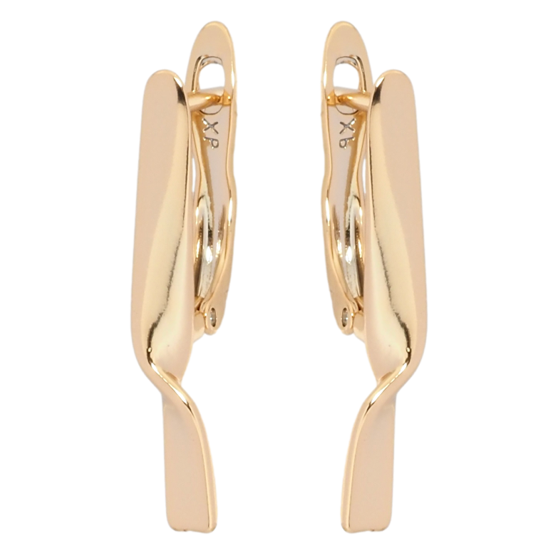 Серьги Xuping Позолота 18K английский замок Декоративные фото №1