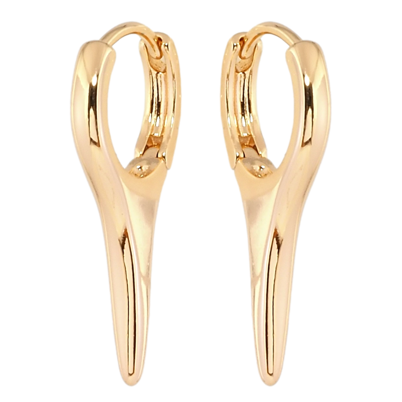 Сережки Xuping Позолота 18K колечка Декоративні фото №1 Сережки Xuping Позолота 18K колечка Декоративні фото №1