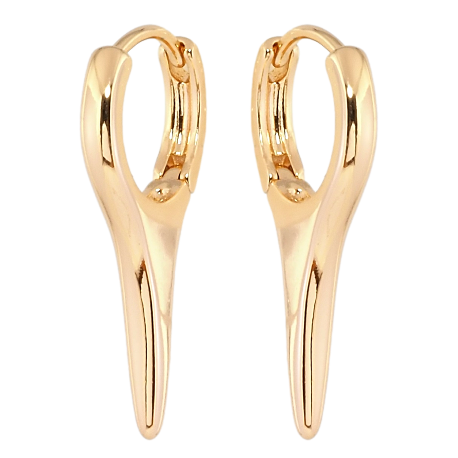 Сережки Xuping Позолота 18K колечка Декоративні фото №1 Сережки Xuping Позолота 18K колечка Декоративні фото №1