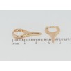 Сережки Xuping Позолота 18K колечка Декоративні фото №2 Сережки Xuping Позолота 18K колечка Декоративні фото №2