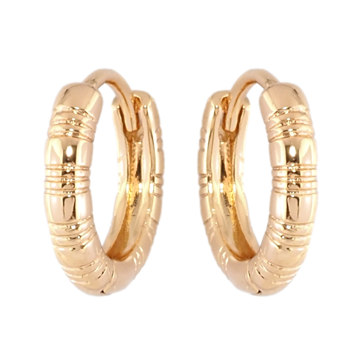 Серьги Xuping Позолота 18K колечки Декоративный узор фото №20