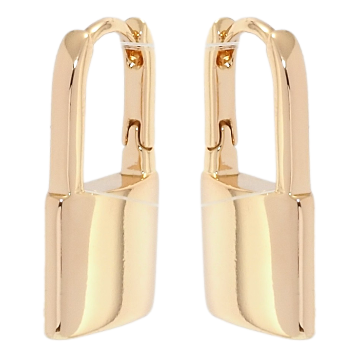 Серьги Xuping Позолота 18K колечки Замочки фото №15