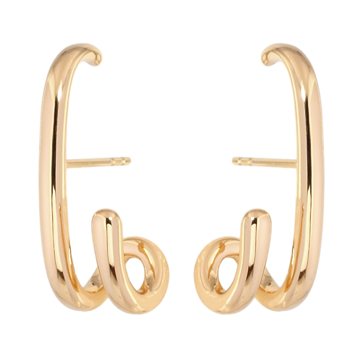 Сережки Xuping Позолота 18K пусети Авангард фото №19 Сережки Xuping Позолота 18K пусети Авангард фото №19