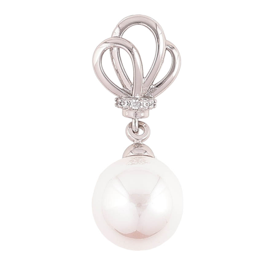 Кулон Xuping Родій «Перлинна підвіска» для ланцюжка до 2мм фото №1