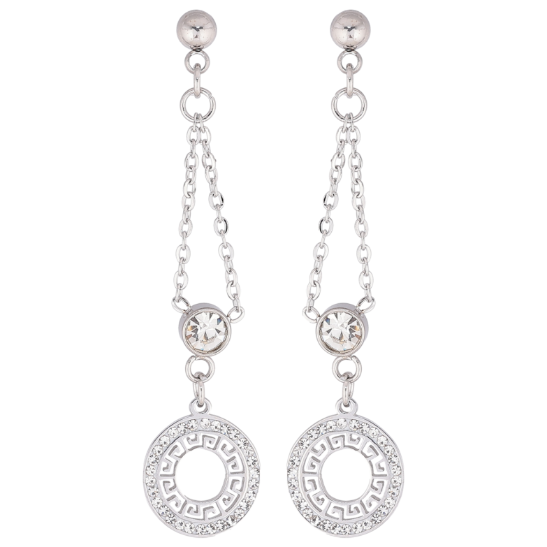 Сережки Xuping TTM Stainless Steel колір Родій пусети «Декоративні підвіски» фото №1