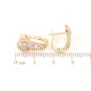Серьги Xuping Позолота 18K английский замок Инкрустация цирконием фото №2