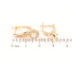 Серьги Xuping Позолота 18K английский замок Инкрустация цирконием фото №2