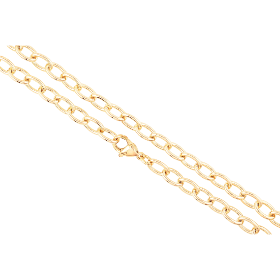 Цепочка Xuping Позолота 18K Плетение Якорное длинна 45см х 5.5мм фото №1