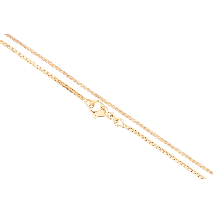 Цепочка Xuping Позолота 18K Плетение Венецианское длинна 45см х 1мм фото №6