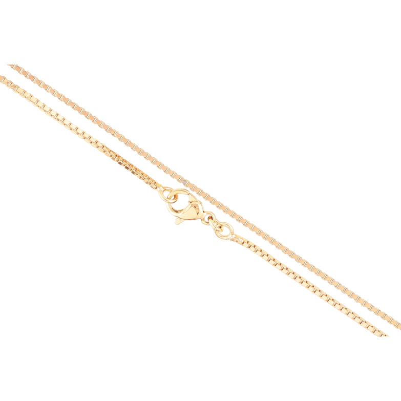 Ланцюжок Xuping Позолота 18K «Плетіння Венеціанське» довжина 45см х 1мм фото №2