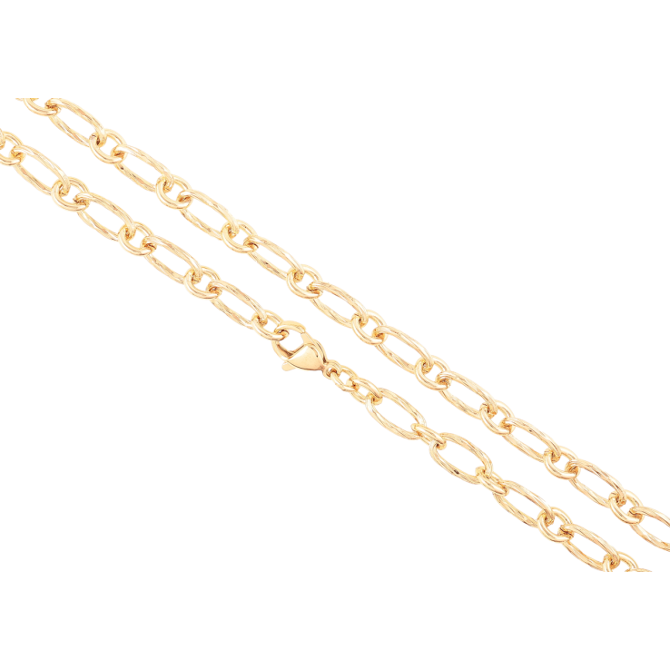 Цепочка Xuping Позолота 18K Плетение Фантазийное длинна 50см х 5-6мм фото №16