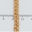 Цепочка Xuping Позолота 18K Плетение Бисмарк длинна 50см х 6мм фото №3
