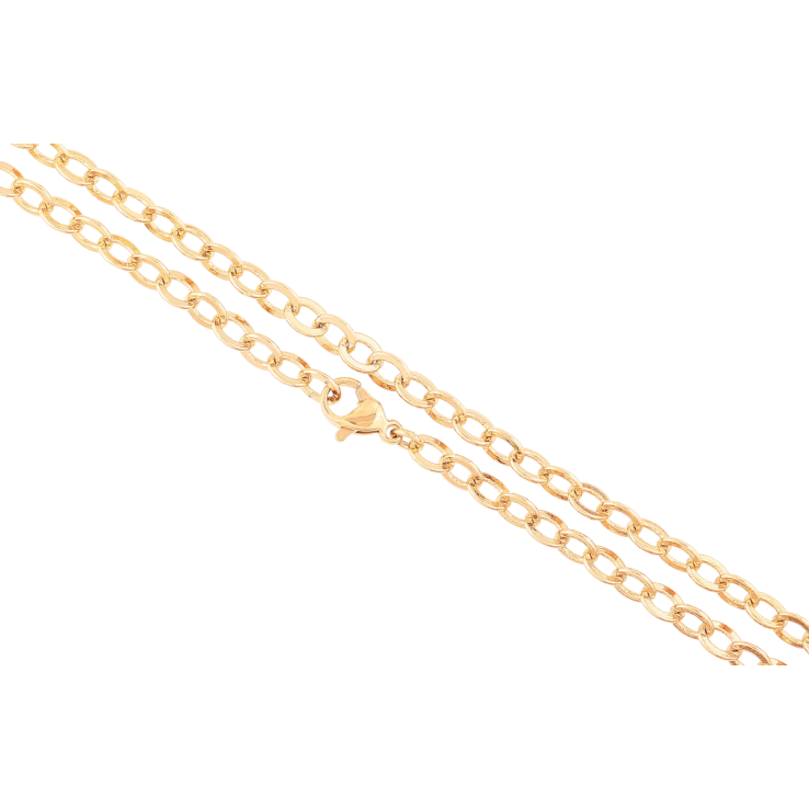 Цепочка Xuping Позолота 18K Плетение Якорное длинна 49см х 4мм фото №10